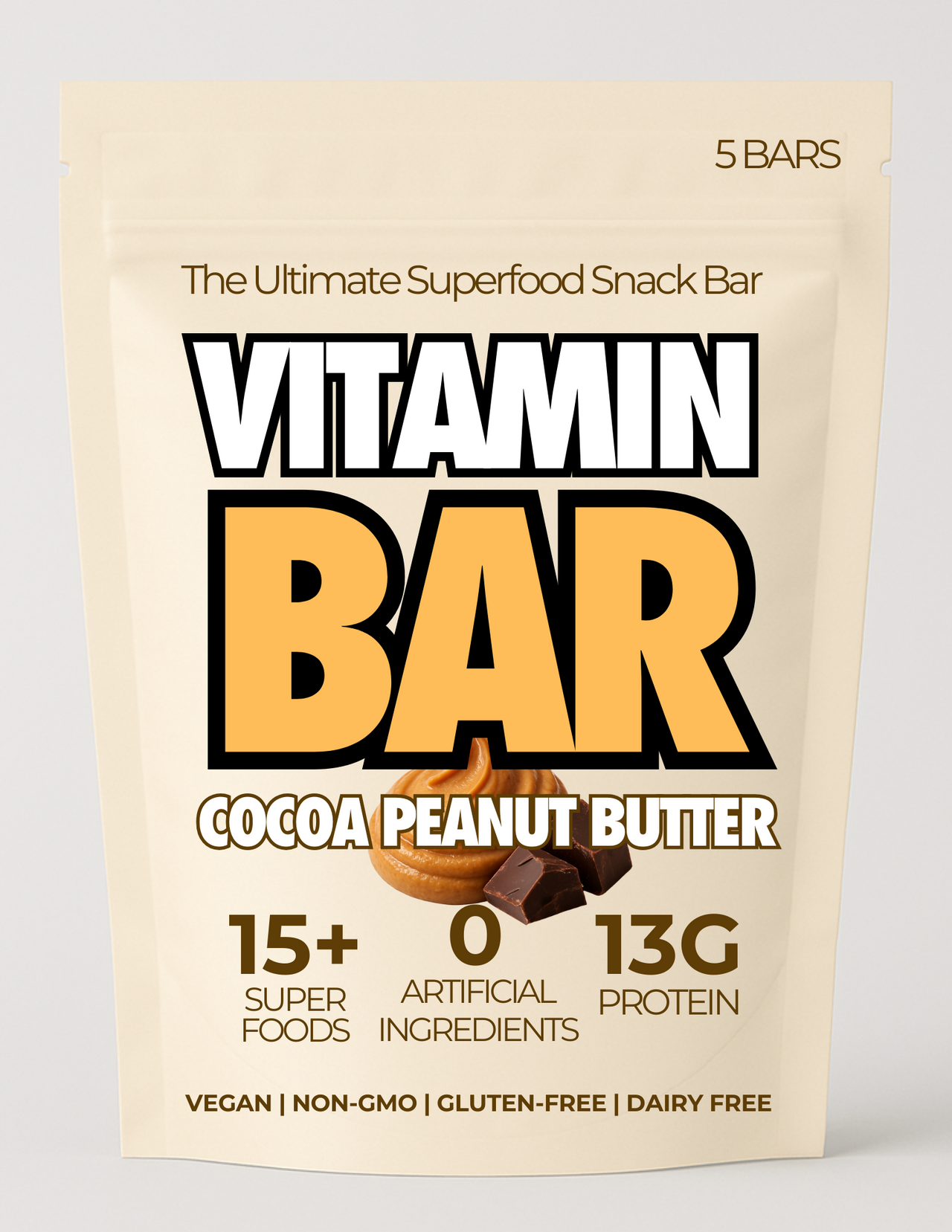 Cocoa Peanut Butter 5 Bars