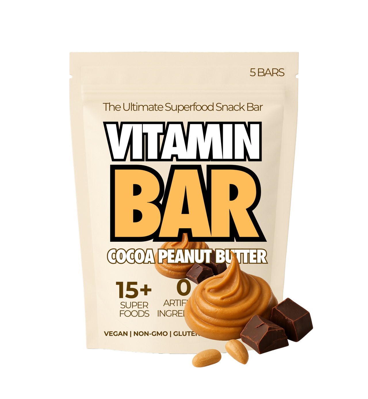 Cocoa Peanut Butter 5 Bars