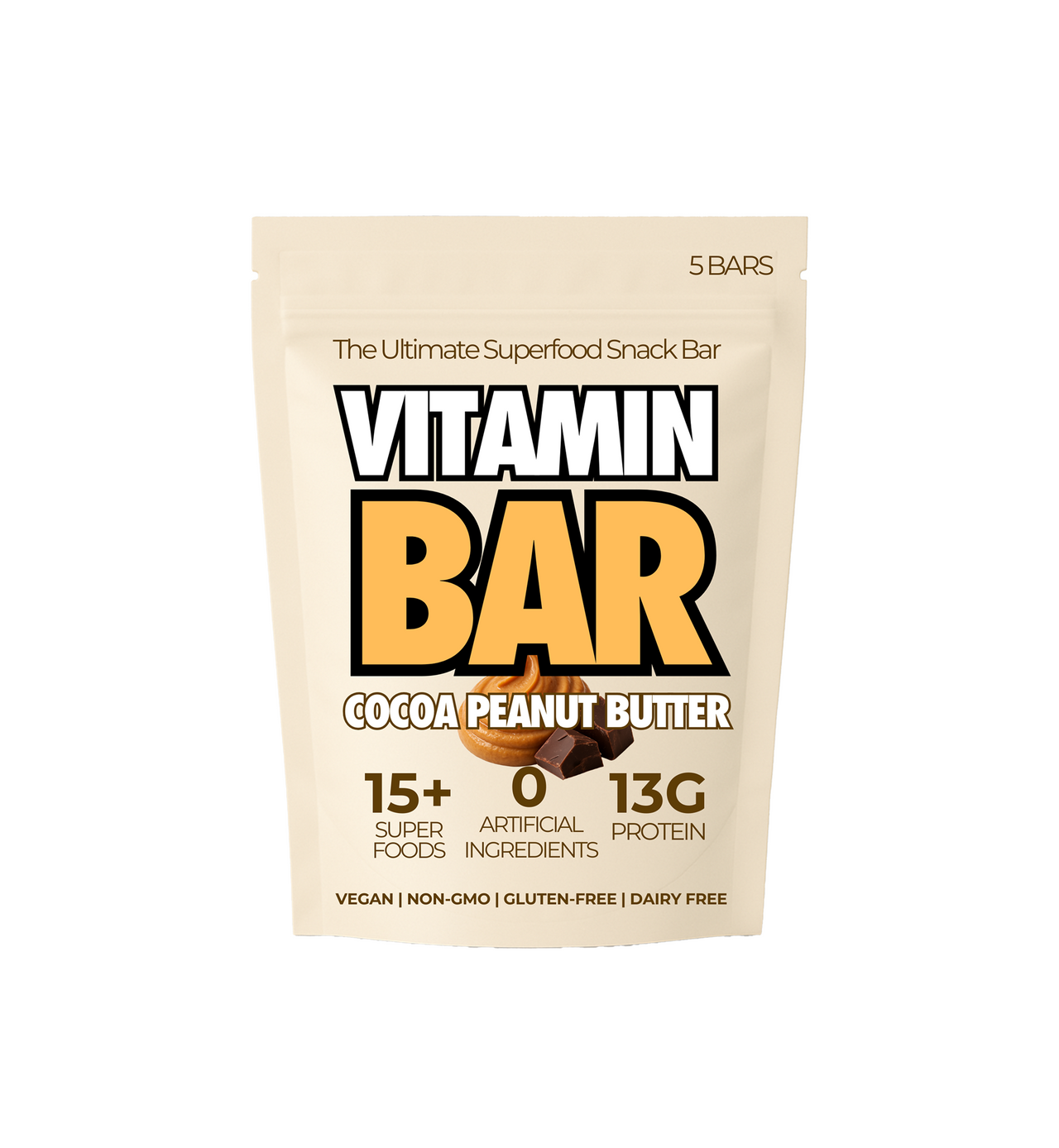 Cocoa Peanut Butter 5 Bars
